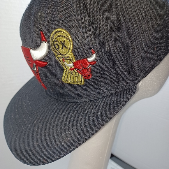 NBA Chicago Bulls 6x Champion Patches Luxury Pro Standard Adjustable Snapback - Picture 5 of 6
